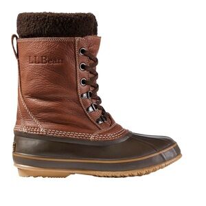 L.L. Bean Men's Brown and Tan Snow Boots